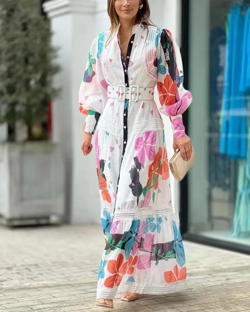 Retro Maxi Dress