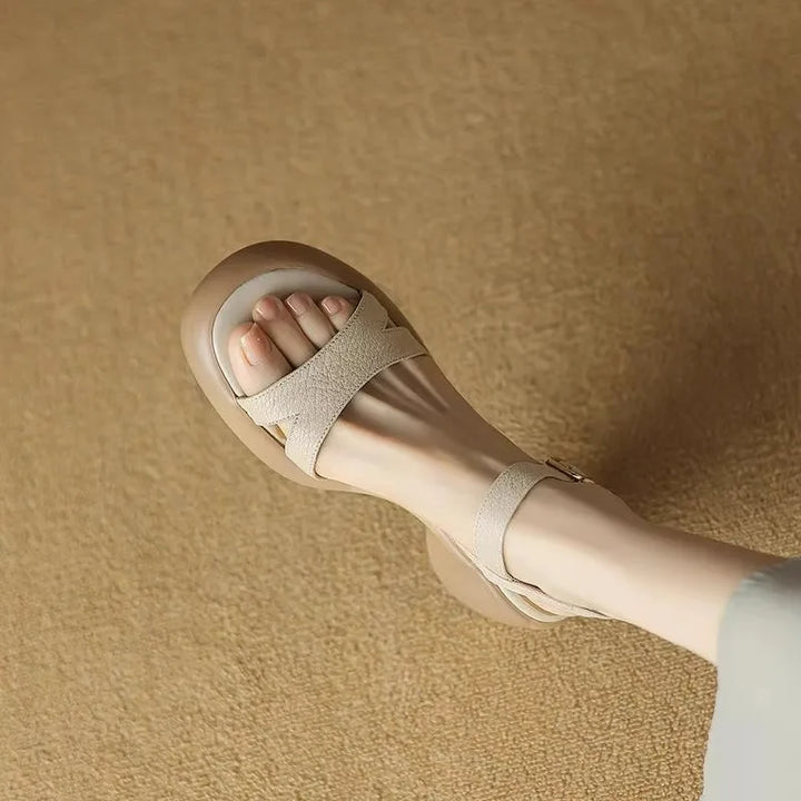 Hollow Out Strap Open Toe Sandals