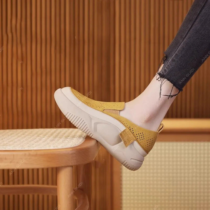 Thick Sole Chunky Walking Shoes