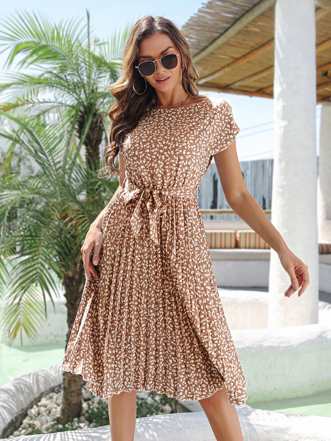Light Dress with belt
