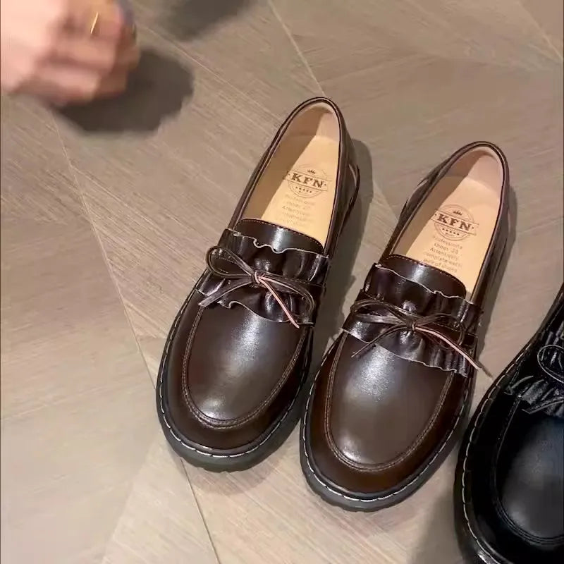 Retro Platform Oxford Shoes