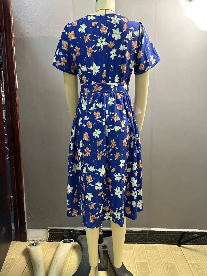 V-neck Maxi Dress