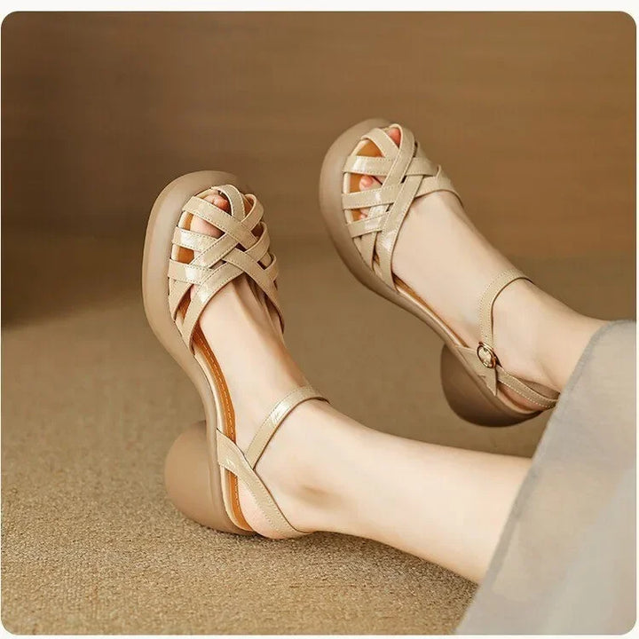 Platform Buckle Sandals