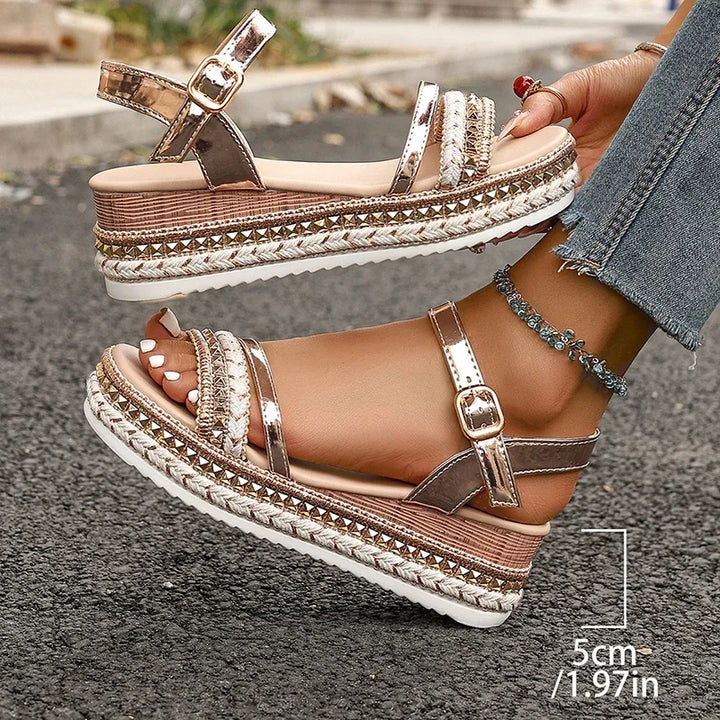 Ankle Strap Platform Sandals