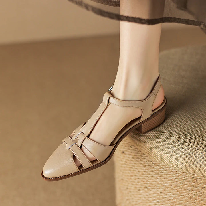 Ankle Strap High Heel Casual Pumps
