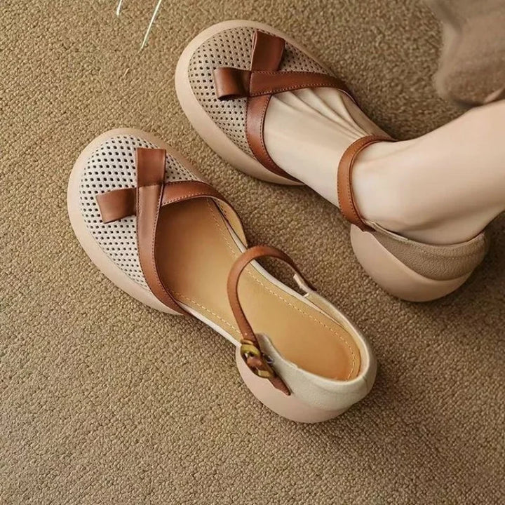 Breathable Mesh Mary Jane Flats