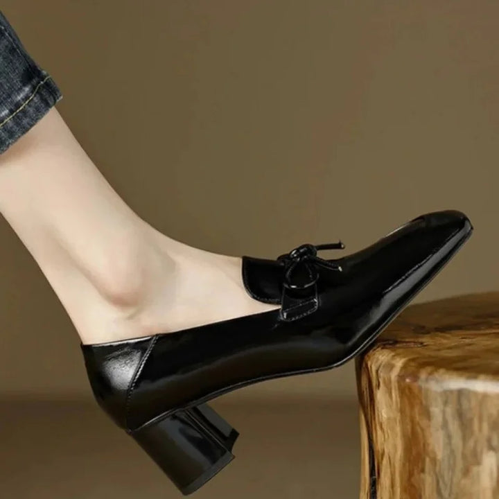 Women's Square Toe Slip-On Shoes