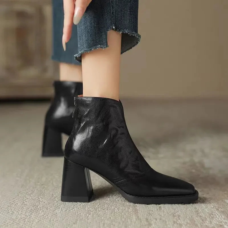Zipper Close Boots