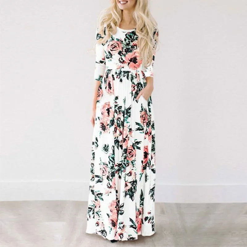 Boho Floral Dress