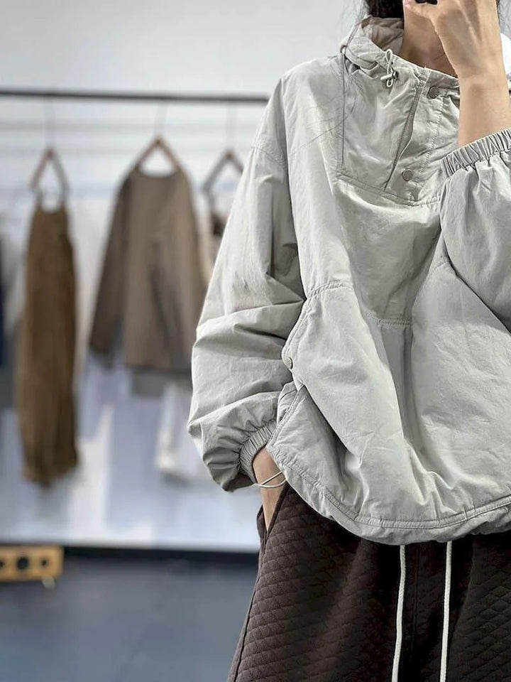 Long Sleeve Quilted Jacket