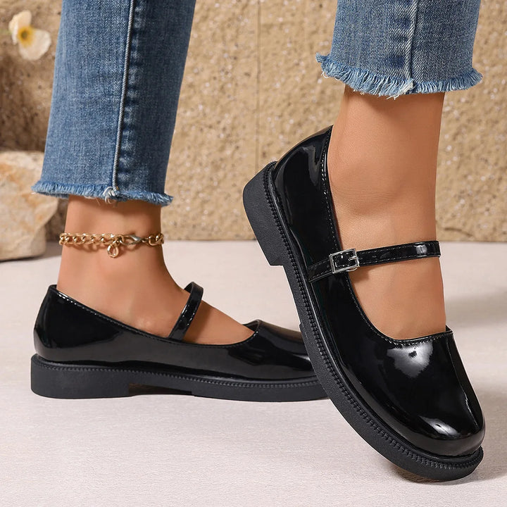 Round Toe Mary Janes