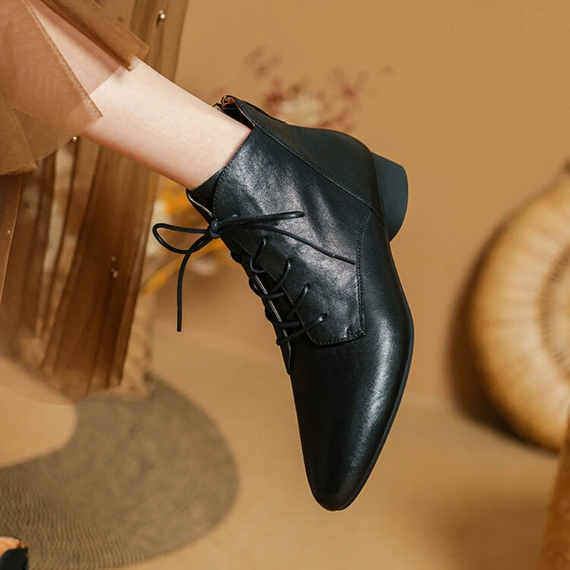 Pointed Toe Low Heel Shoes
