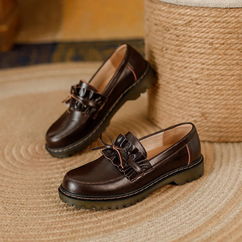 Retro Platform Oxford Shoes