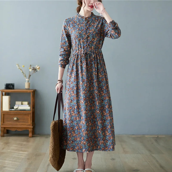 Loose Wrap Maxi Dress