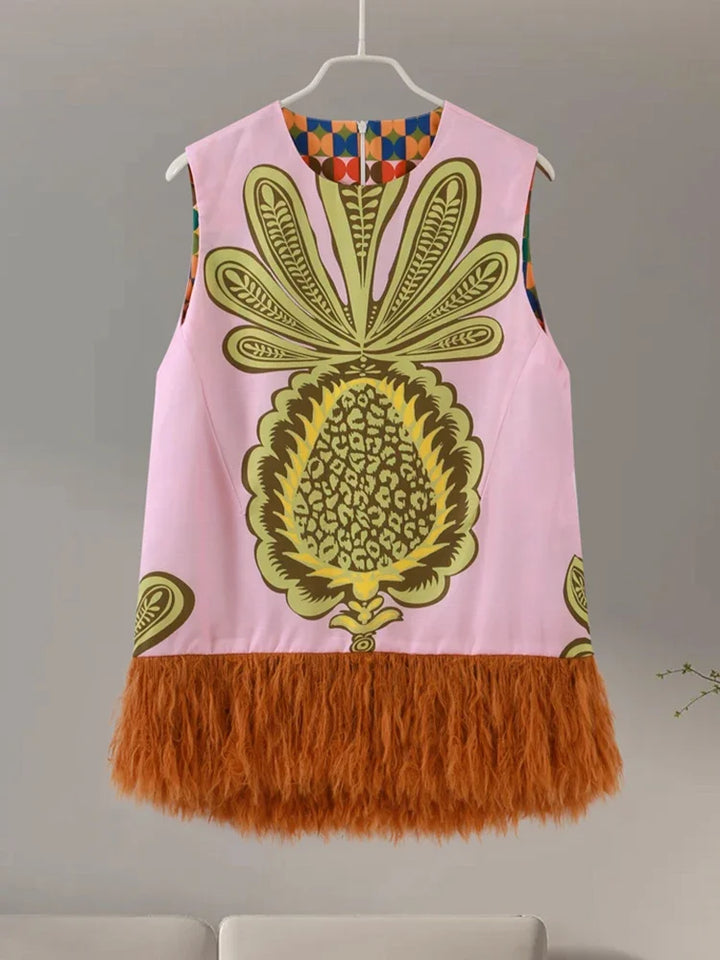 O-neck Feather Set