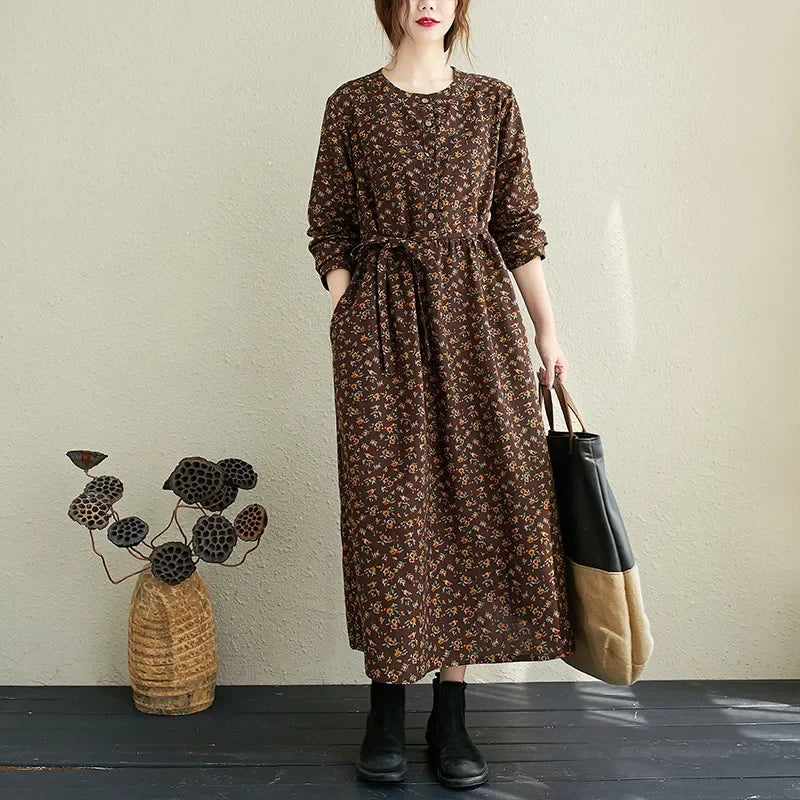 Loose Wrap Dress