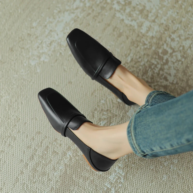 Square Toe Loafers