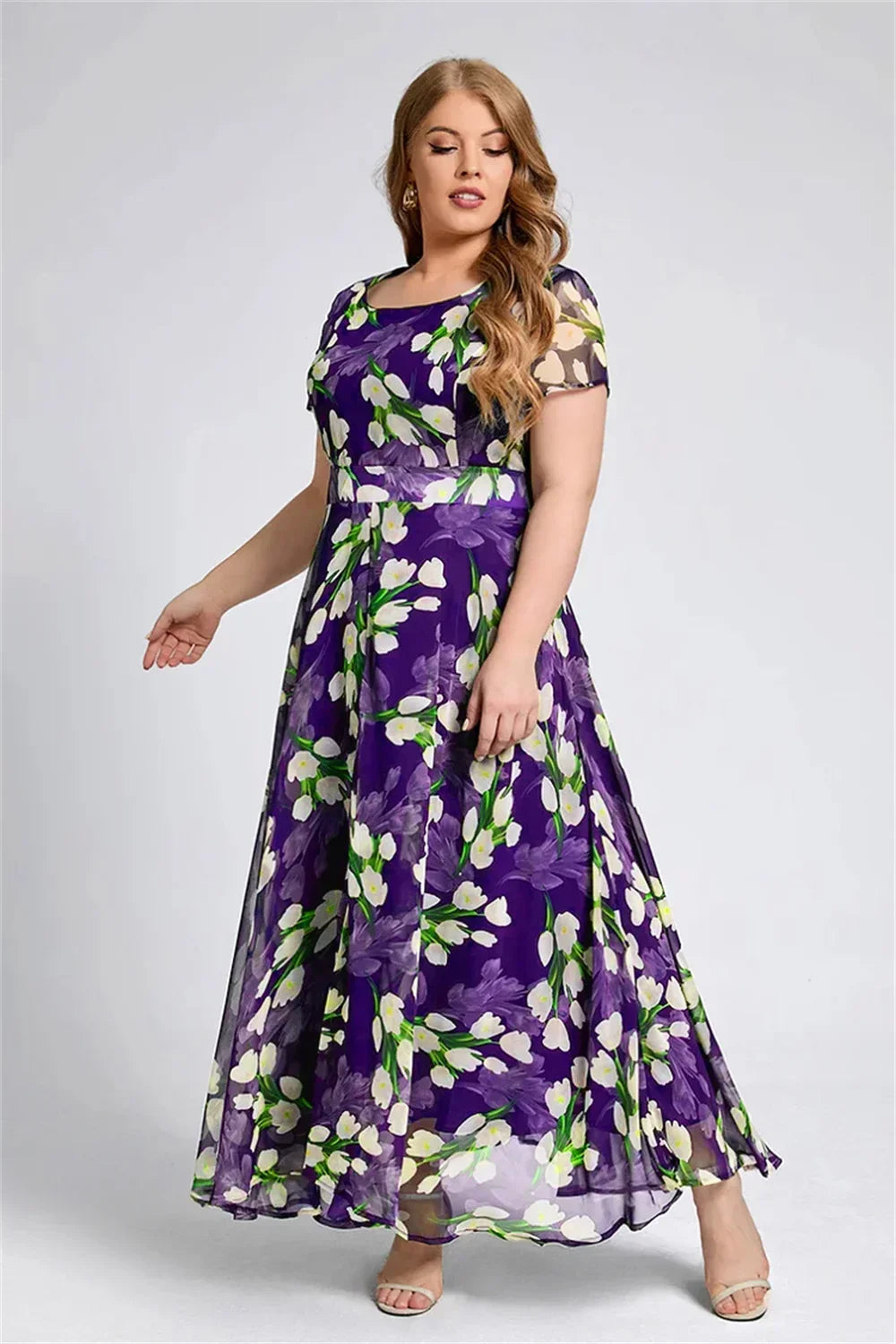 Chiffon Floral Dress