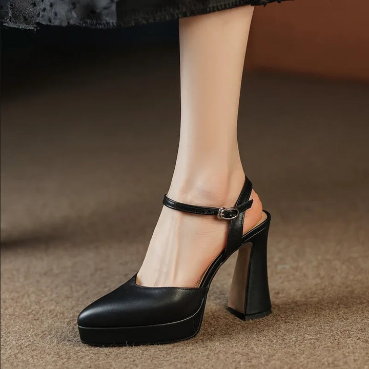 High Heel Pointed Toe Sandals