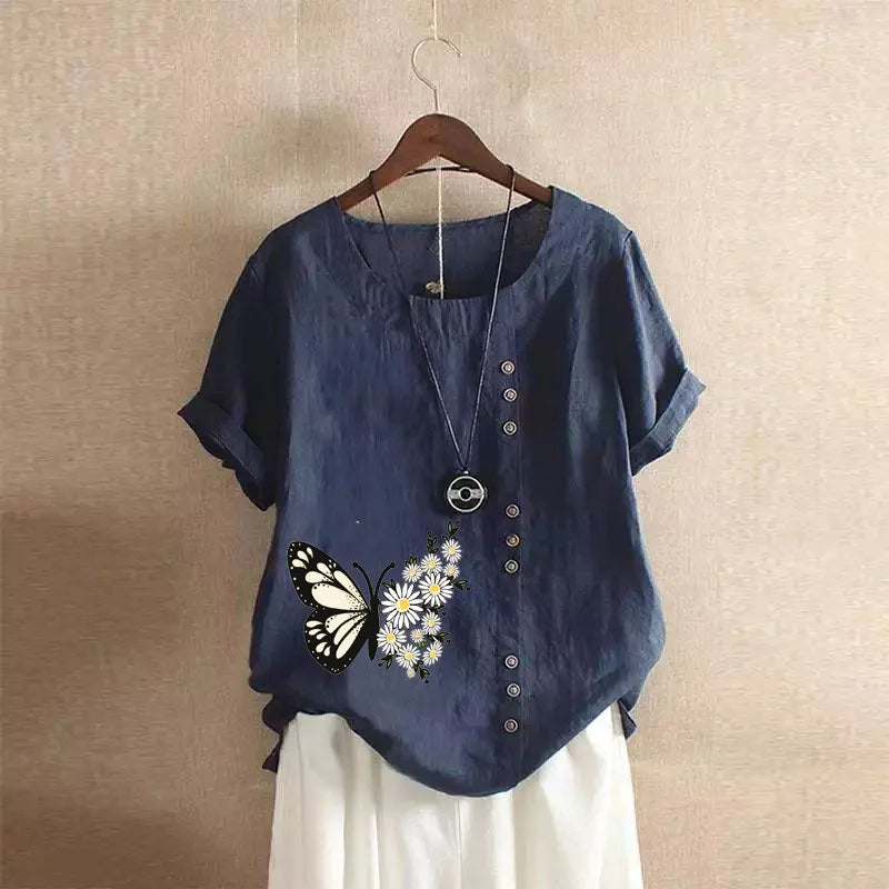 Vintage Linen Blouse