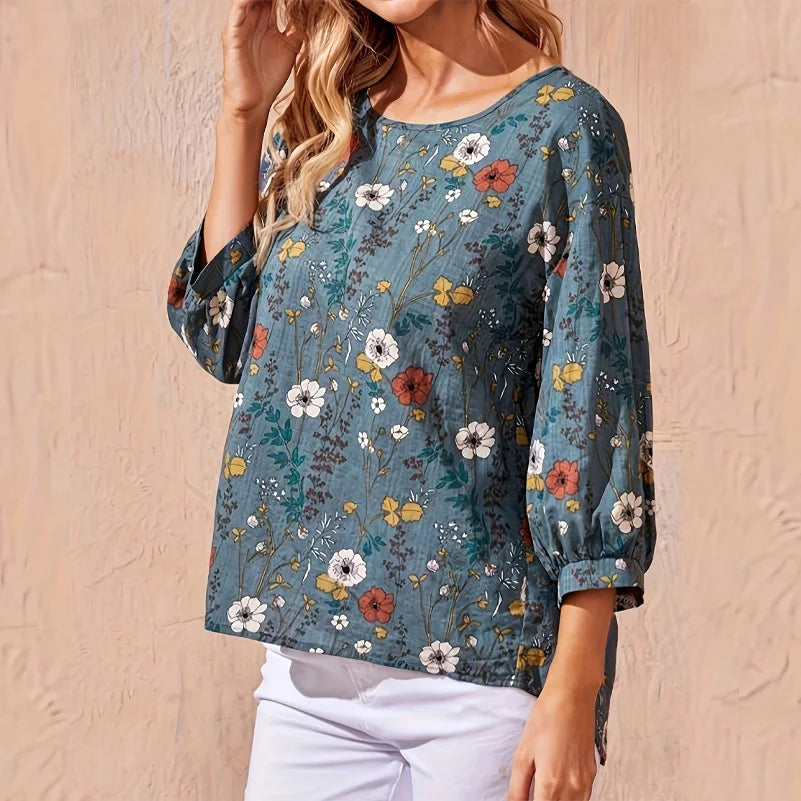Round Neck Loose Top