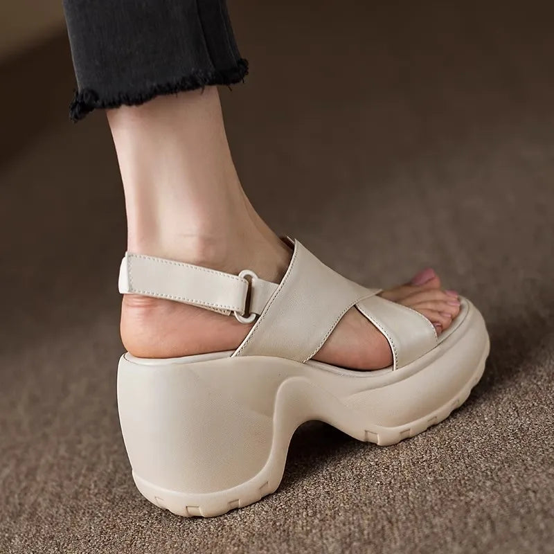Open Toe Cross Sandals
