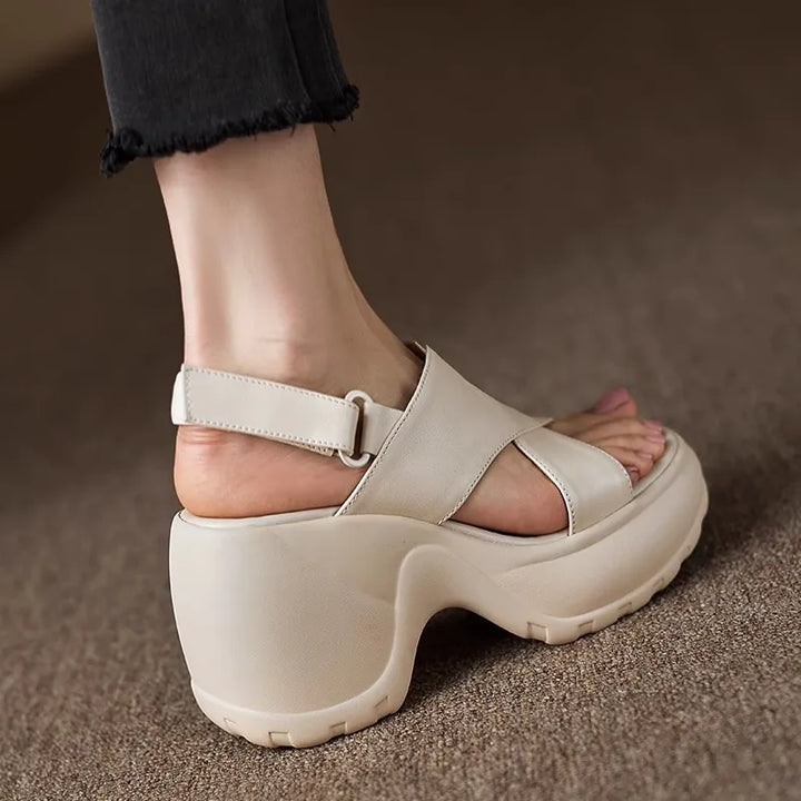 Open Toe Cross Sandals