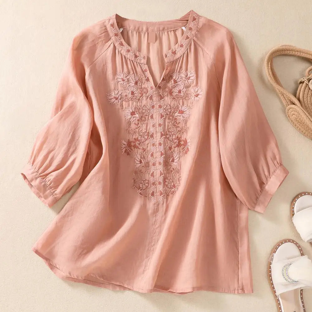 V-neck Blouse