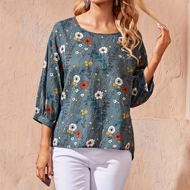 Round Neck Loose Top