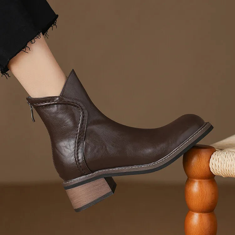 Mid Heel Boots