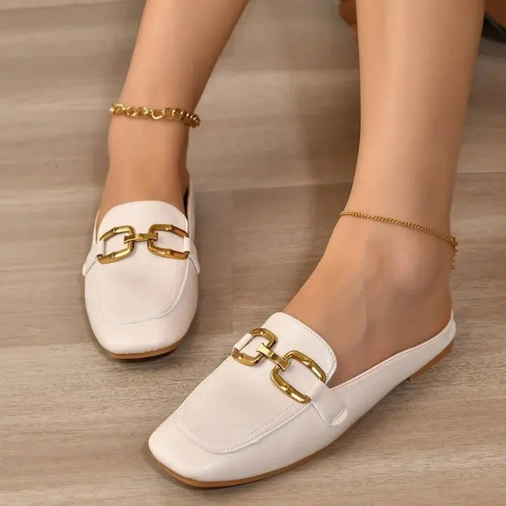 Flat Buckle Loafers