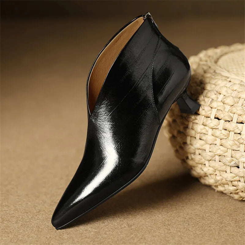 Pointed Toe Ankle Shoes