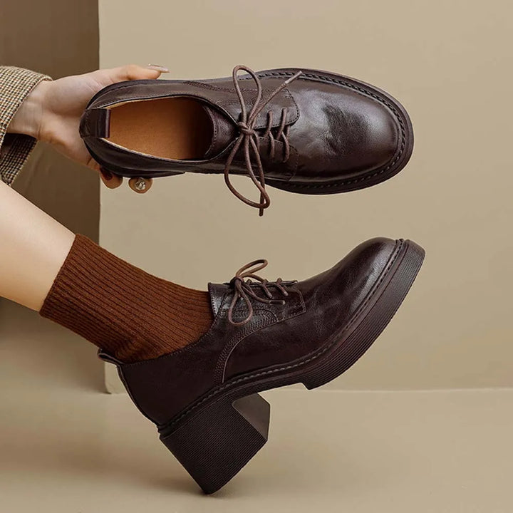 Lace Up Flat Shoes