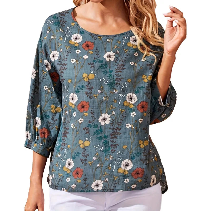 Round Neck Loose Top