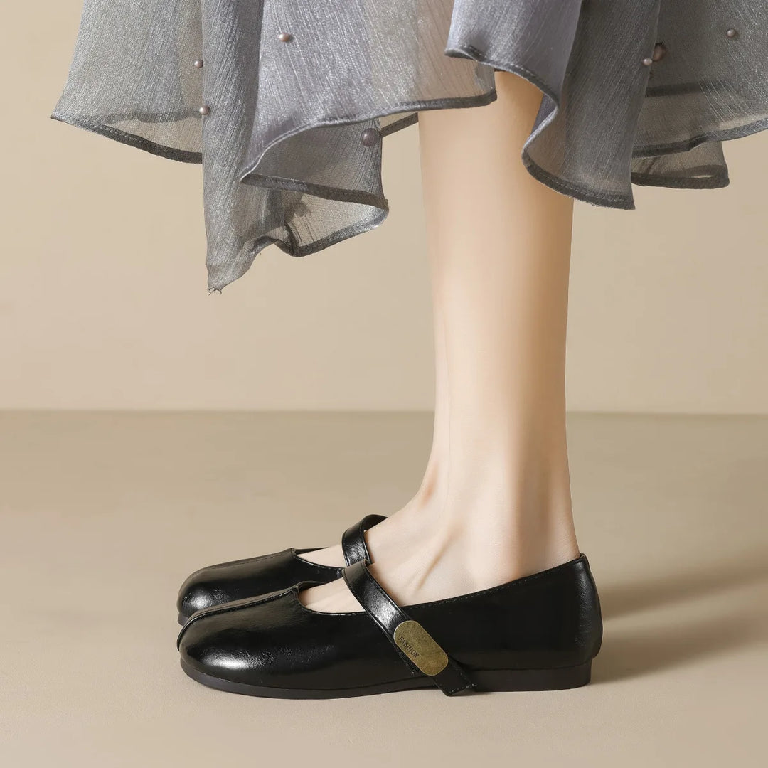 Round Toe Design Mary Jane Shoes
