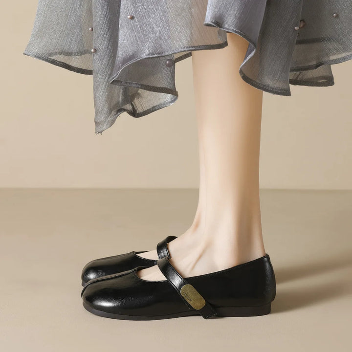 Round Toe Design Mary Jane Shoes
