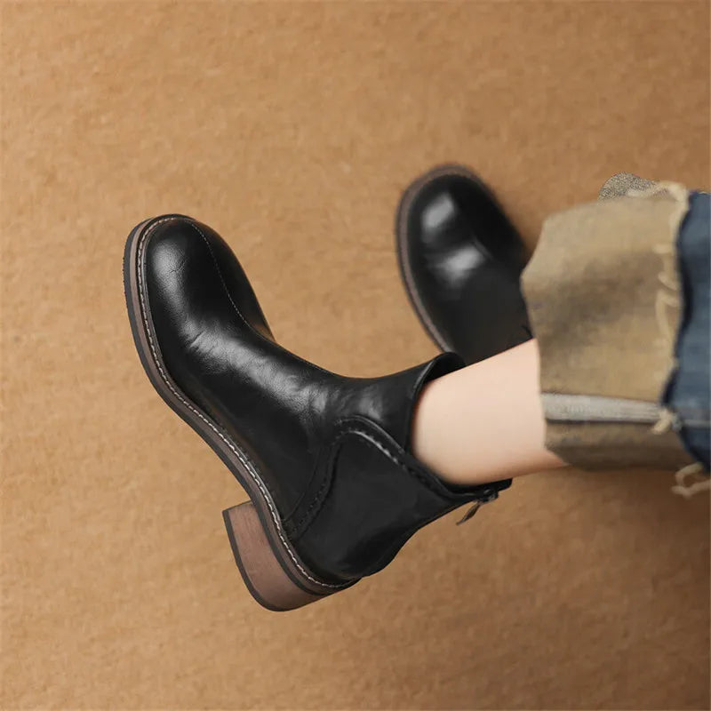 Mid Heel Boots