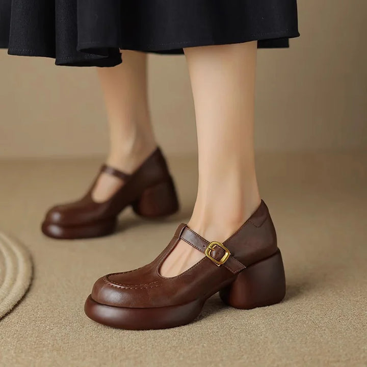 Squared Heel Shoes