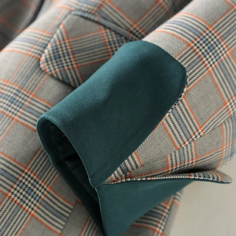 Light Plaid Blazer