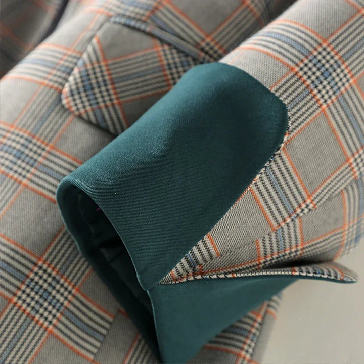 Light Plaid Blazer