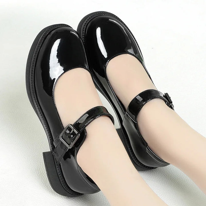Square Heels Mary Janes