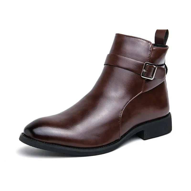Buckle Chelsea Boots