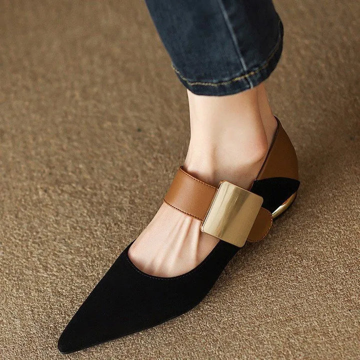 Velvet Tip Elegant Shoes