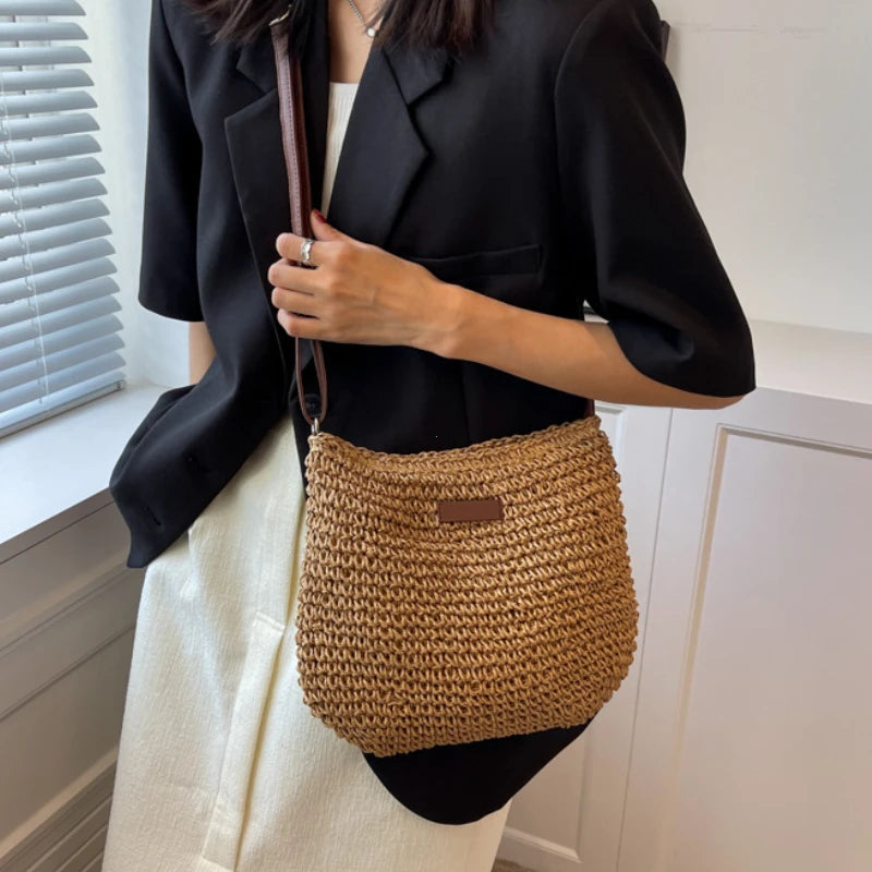 Straw Knitted Handbag