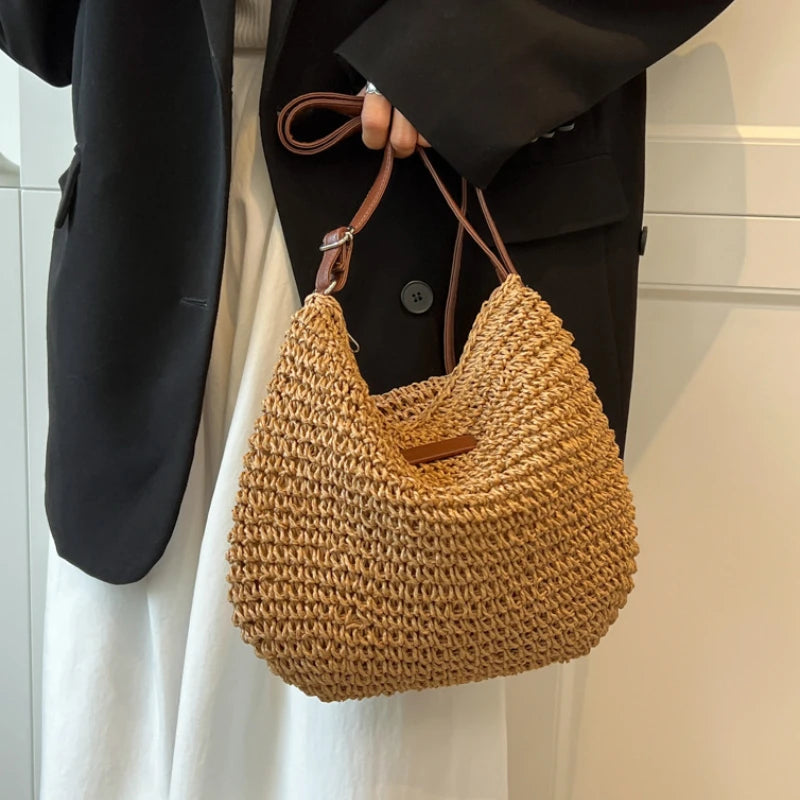 Straw Knitted Handbag