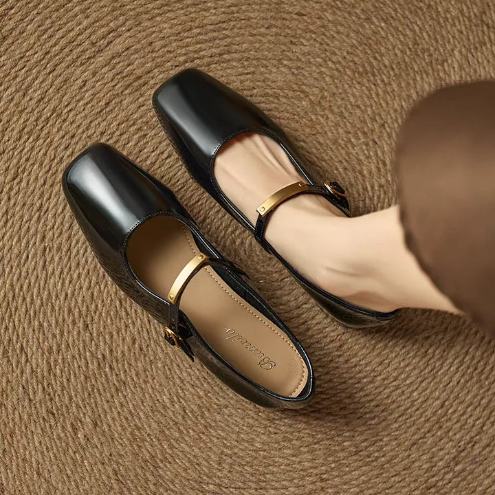Buckle Flat Mary Janes Shoes