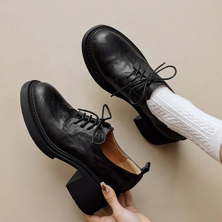 Lace Up Flat Shoes