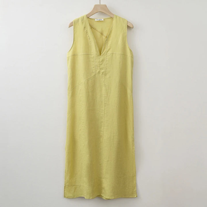 V-neck Long dress