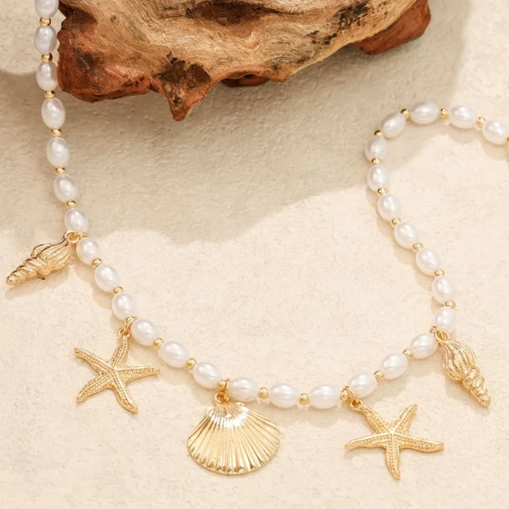 Conch Sea Star Women's Necklace