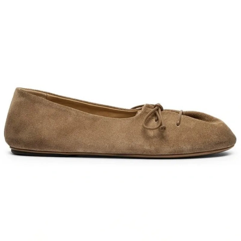 Lace-up Bow Loafers